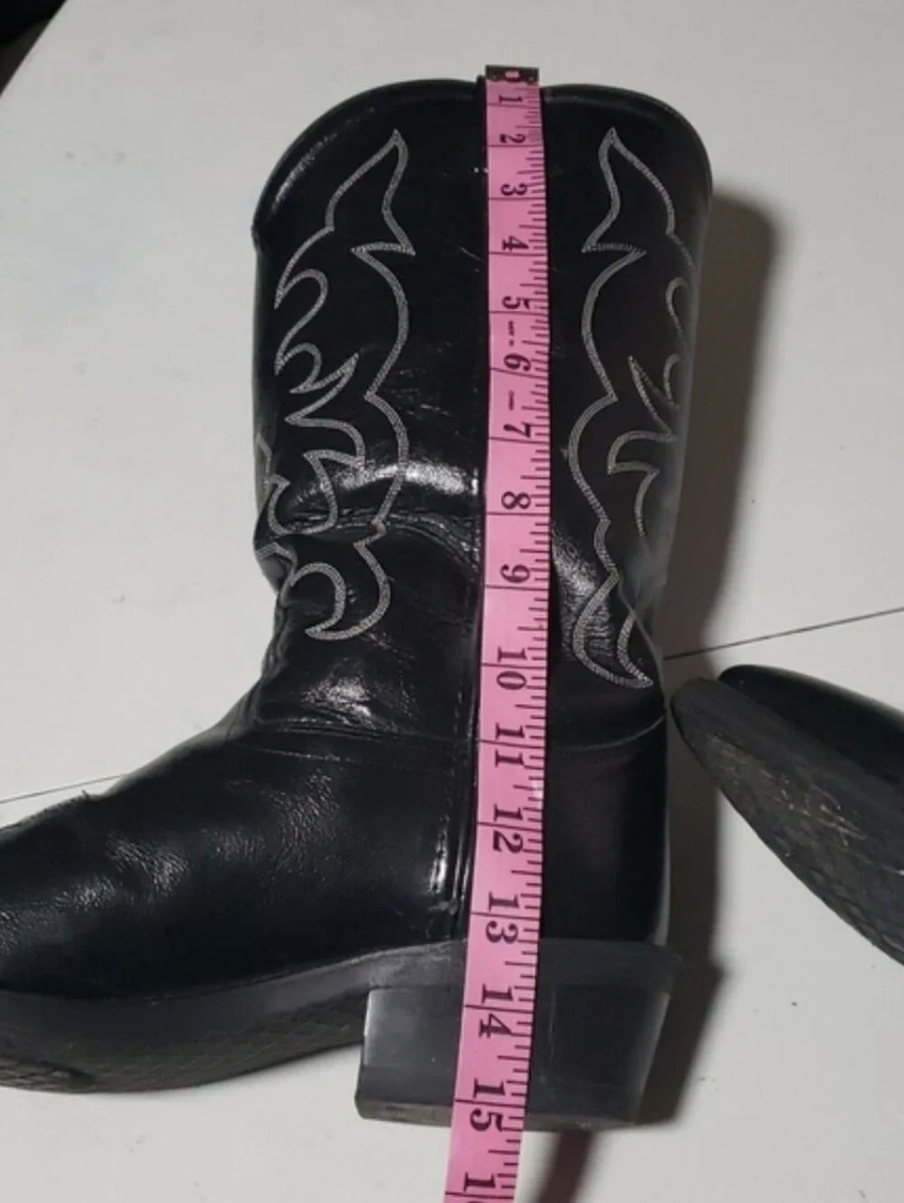 Old West Trucker Leather Western Work 13